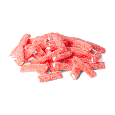 Halal Fizzy Strawberry Pencil Sweets