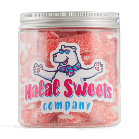 Halal Fizzy Strawberry Pencils - Original Jar
