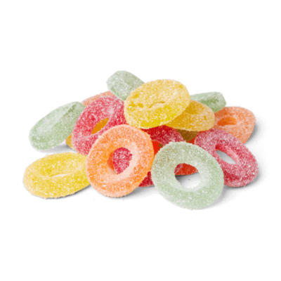 Halal Fizzy Ring Sweets