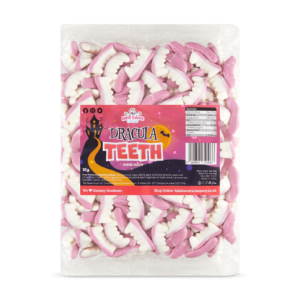 Dracula Teeth Bulk Bag 1Kg. Wholesale - United Kingdom - Halal Sweets Company