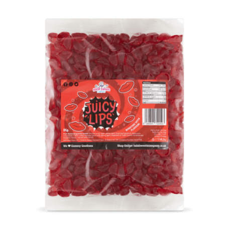 Juicy Lips Bulk Bag 1Kg. Wholesale - United Kingdom - Halal Sweets Company