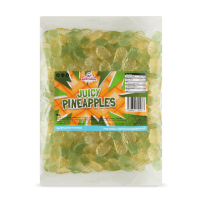 Juicy Pineapples Bulk Bag 1Kg. Wholesale - United Kingdom - Halal Sweets Company