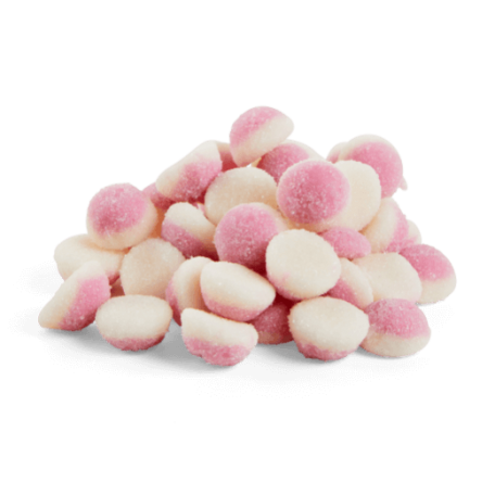 Halal Strawberry Puffs Sweets