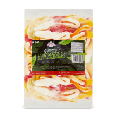 Gummy Alligators Bulk Bag 1Kg. Wholesale - United Kingdom - Halal Sweets Company
