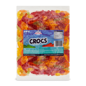 Gummy Crocs Bulk Bag 1Kg. Wholesale - United Kingdom - Halal Sweets Company