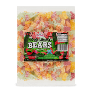 Sour Gummy Bears Bulk Bag 1Kg. Wholesale - United Kingdom - Halal Sweets Company