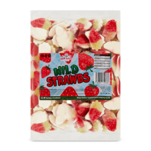 Wild Strawbs Bulk Bag 1Kg. Wholesale - United Kingdom - Halal Sweets Company